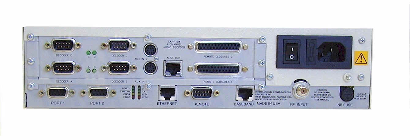 DCR-974 back panel