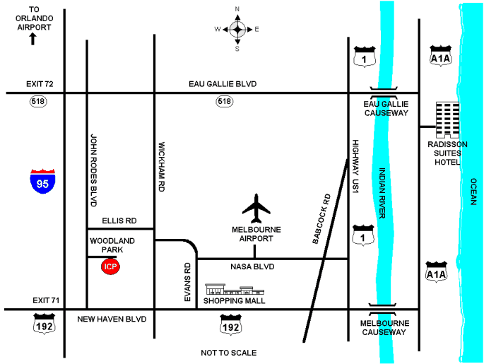 West Melbourne map